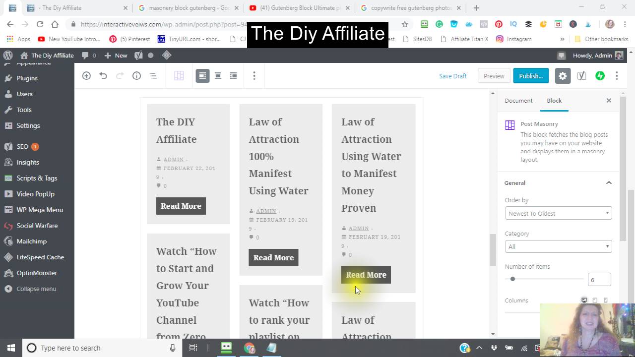 Gutenberg blocks/ Ultimate Addons for Gutenberg